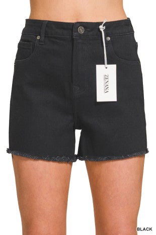 Black Jean Shorts Zenanna