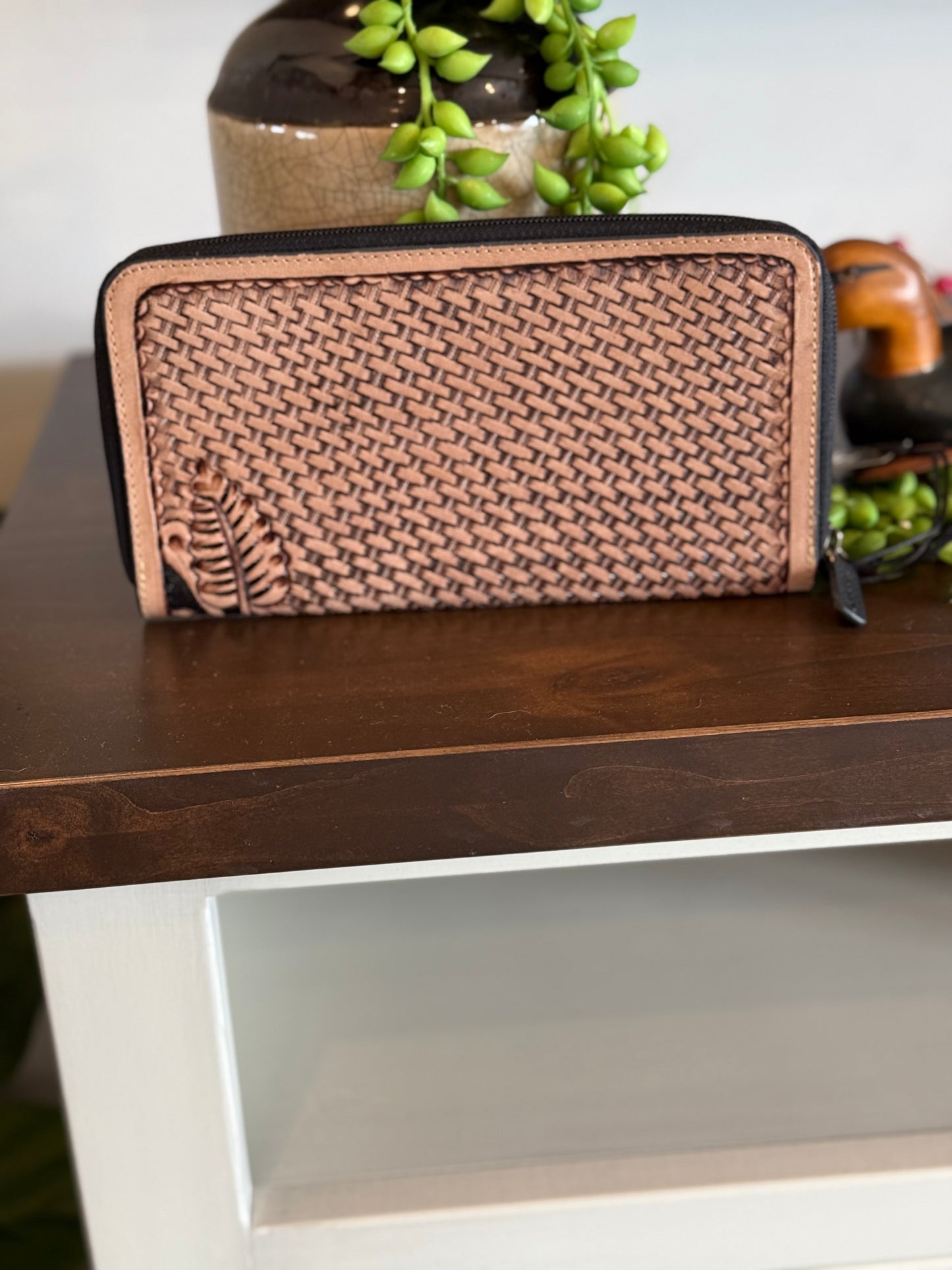 Brown zica wallet