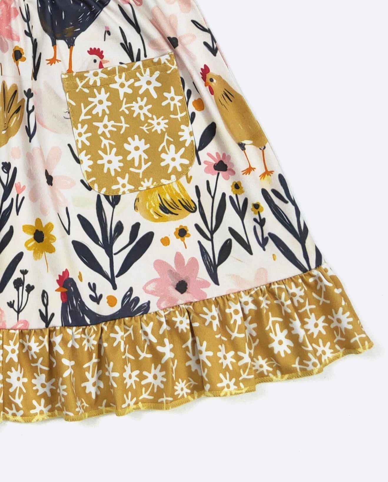 Hen Harvest Girls Dress