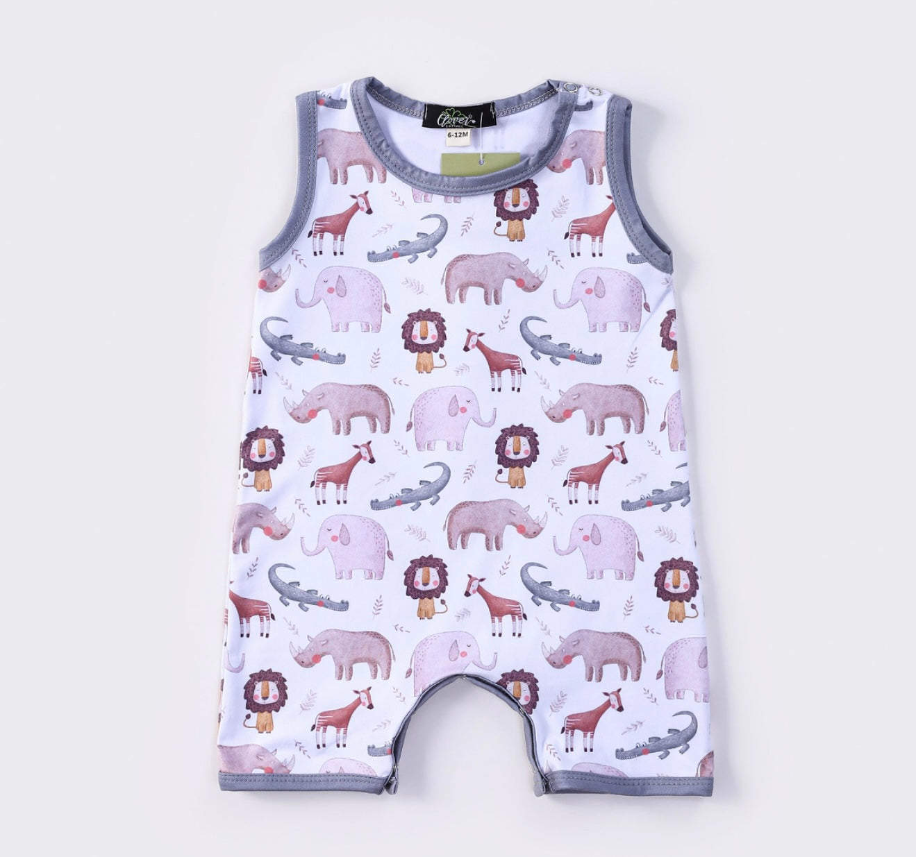 Wildlife Boy Romper