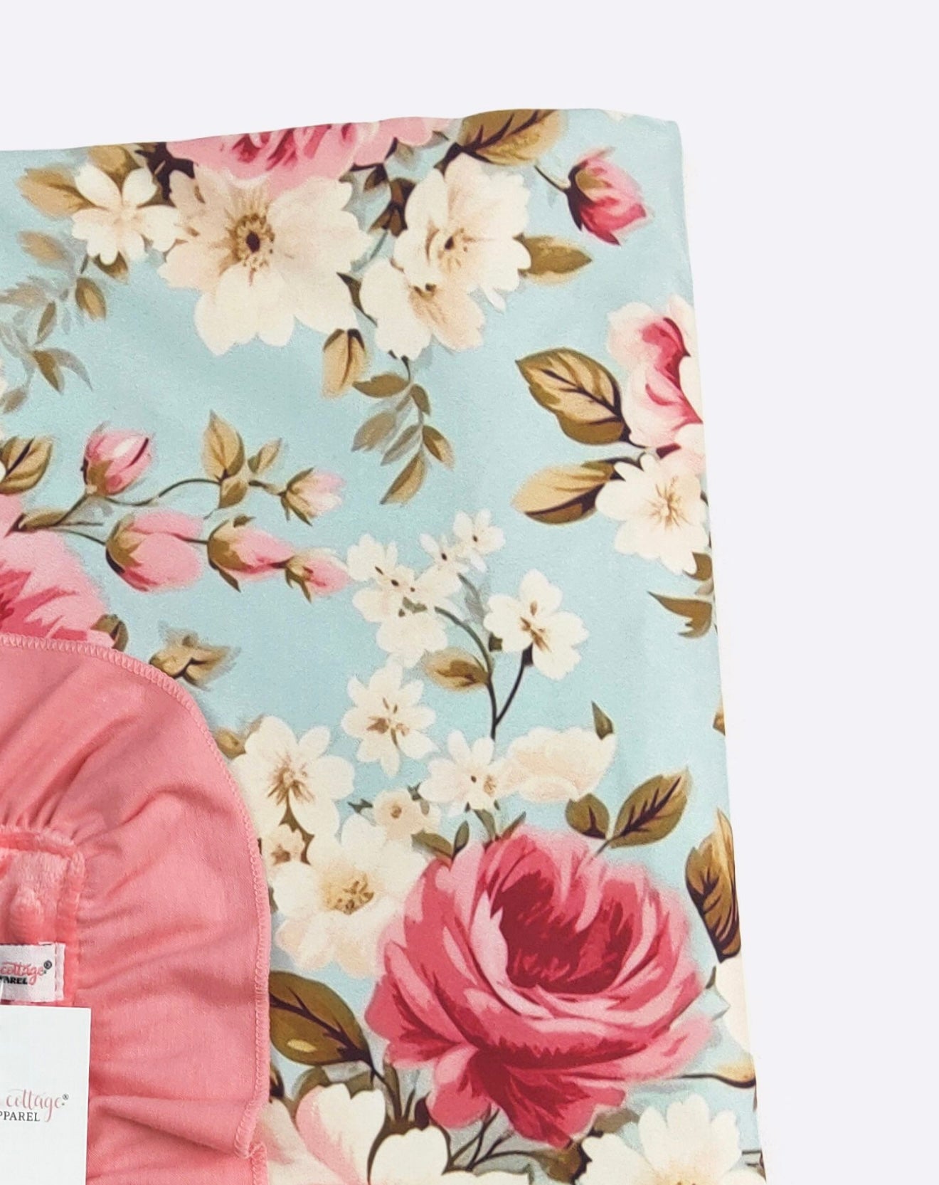 Rosy Aqua Blanket
