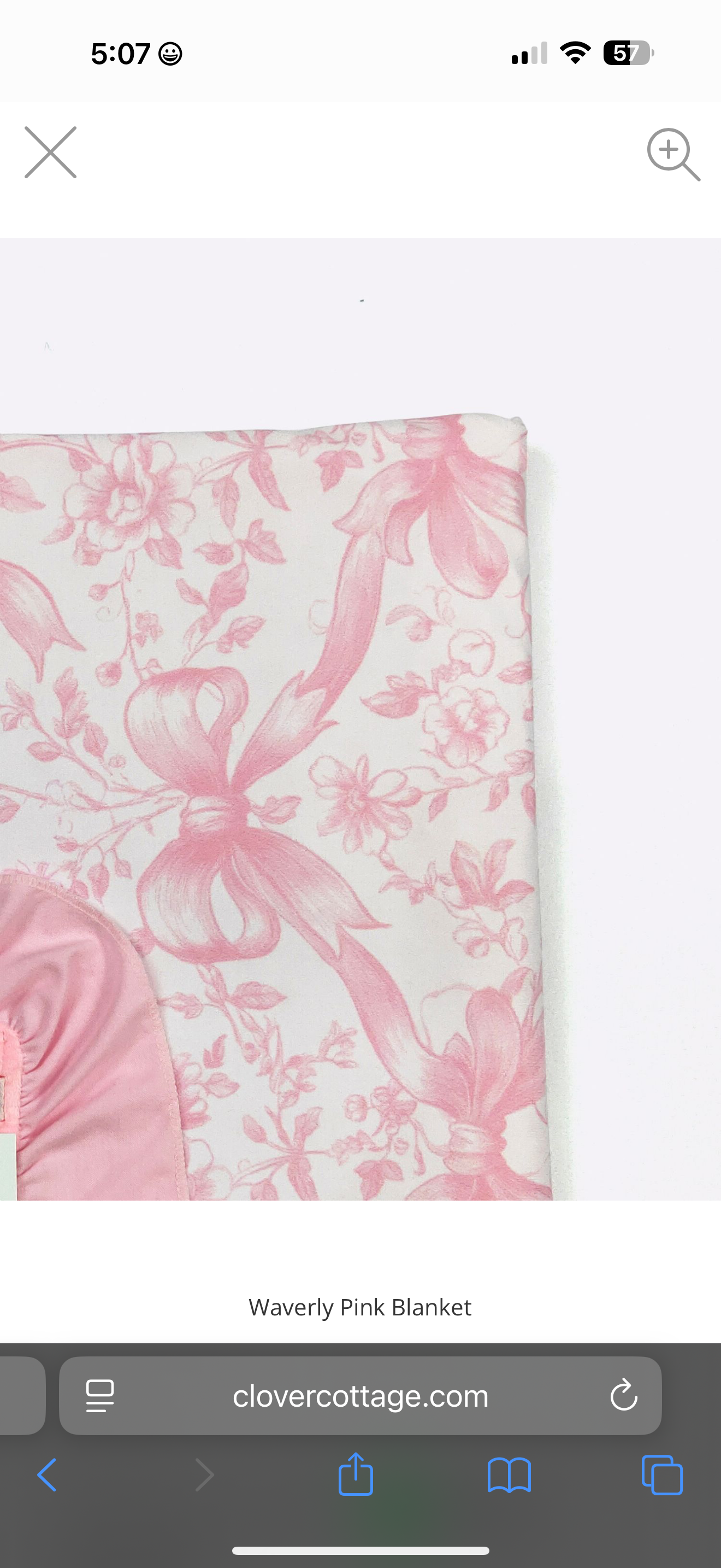 Waverly Pink Blanket