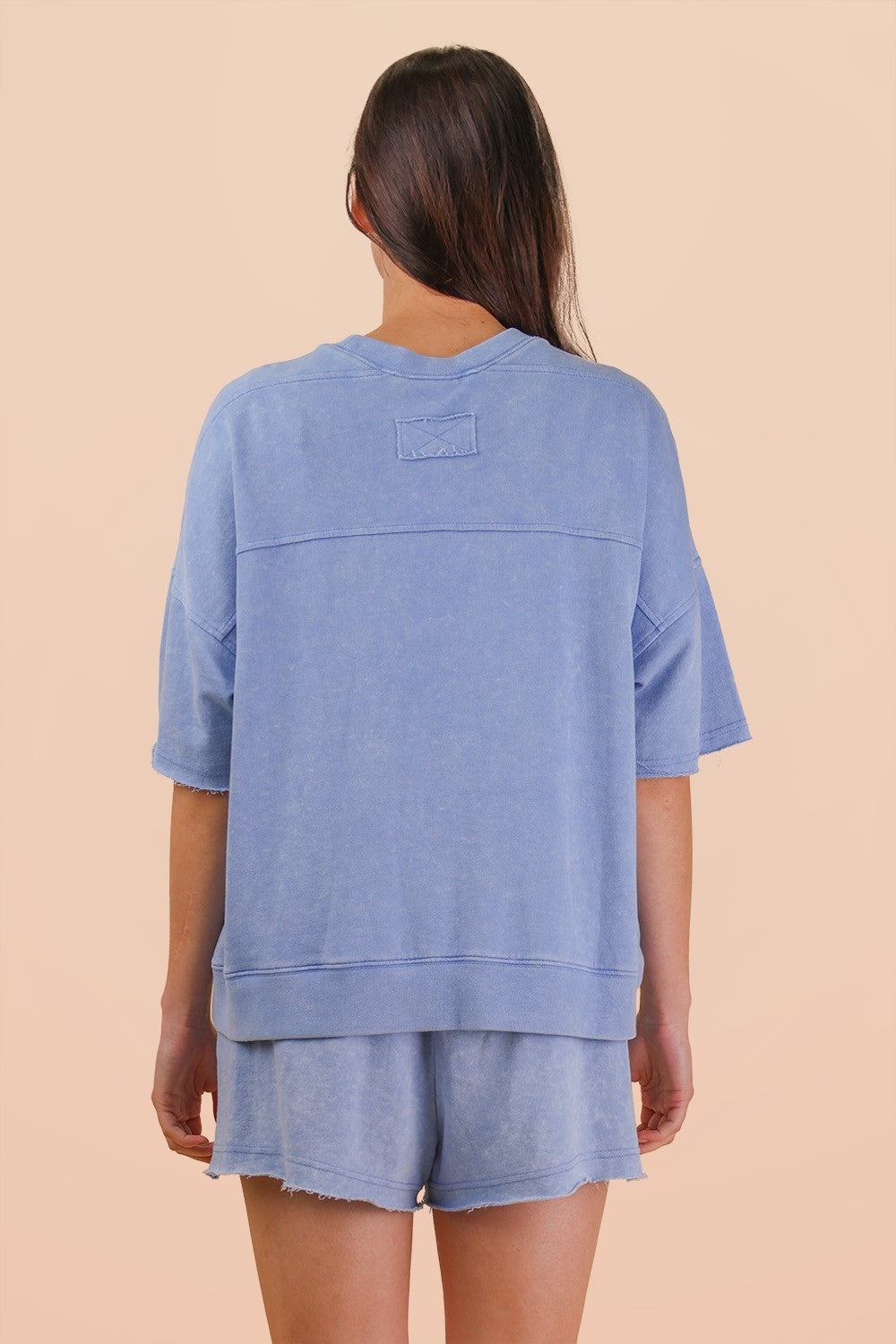 Curvy Denim Oversized Short Set
