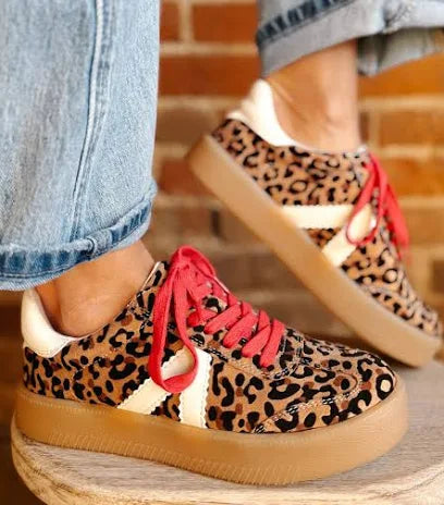 Axel Mia Cheetah Tennis Shoe
