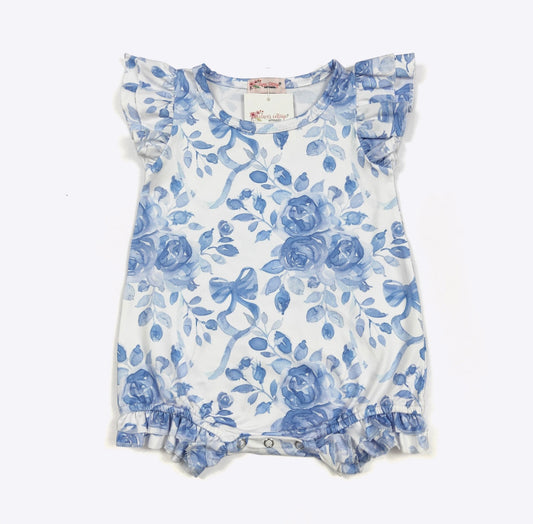 Prussian Rose Baby Romper