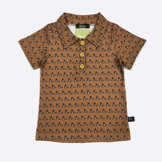 Coyote Mallard Boy Collar Shirt